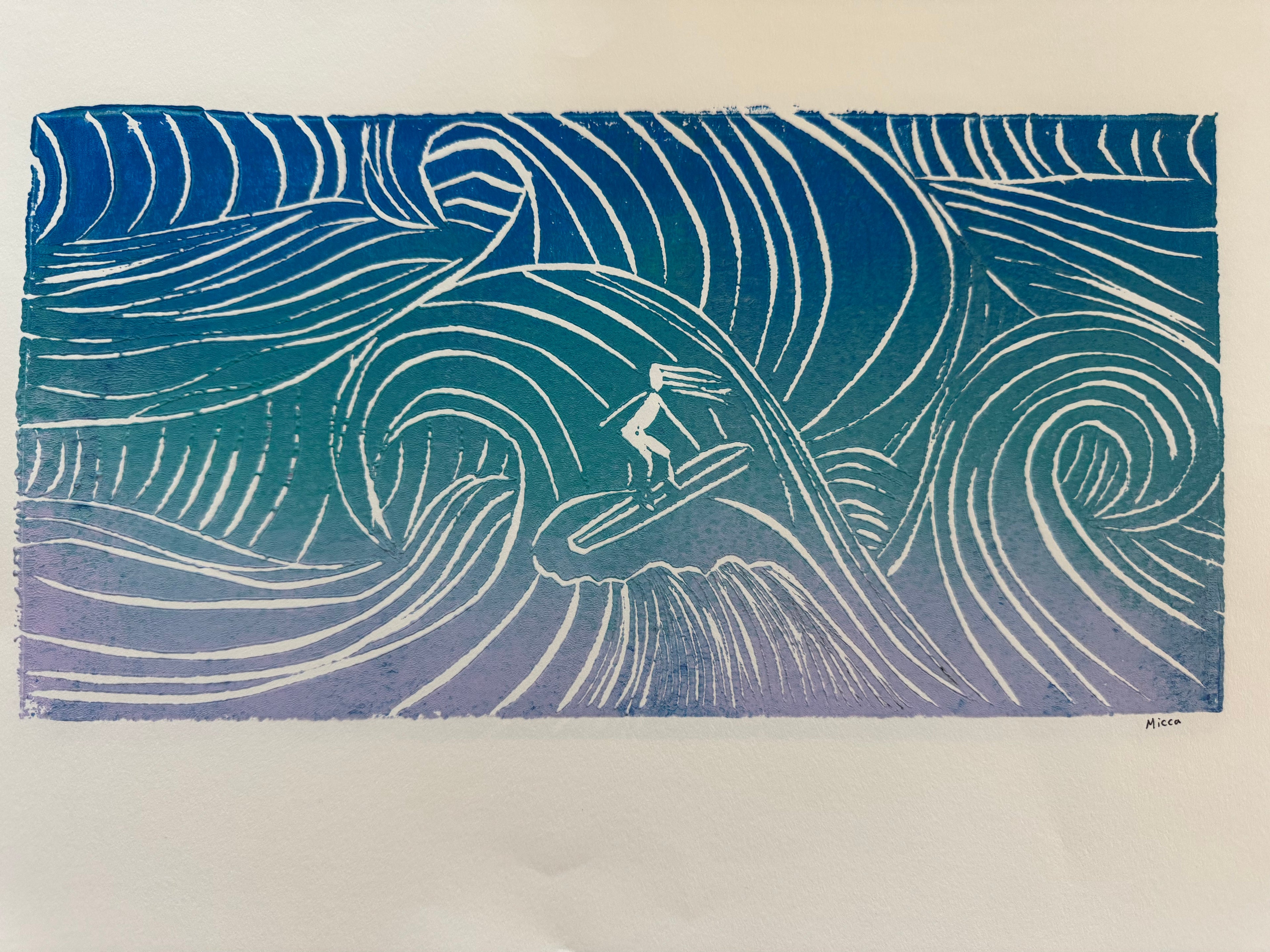 Surfer Girl Print