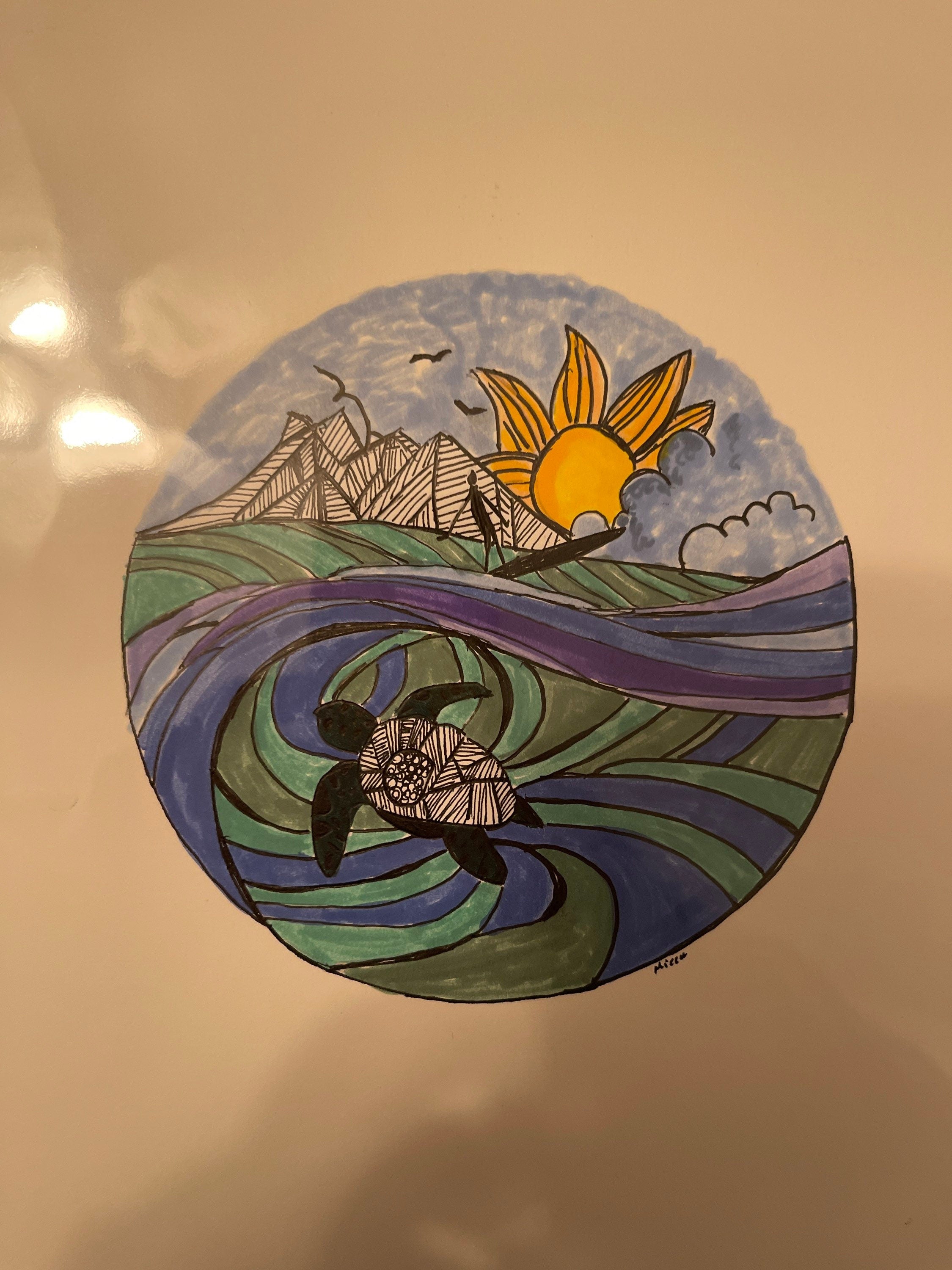 The sun