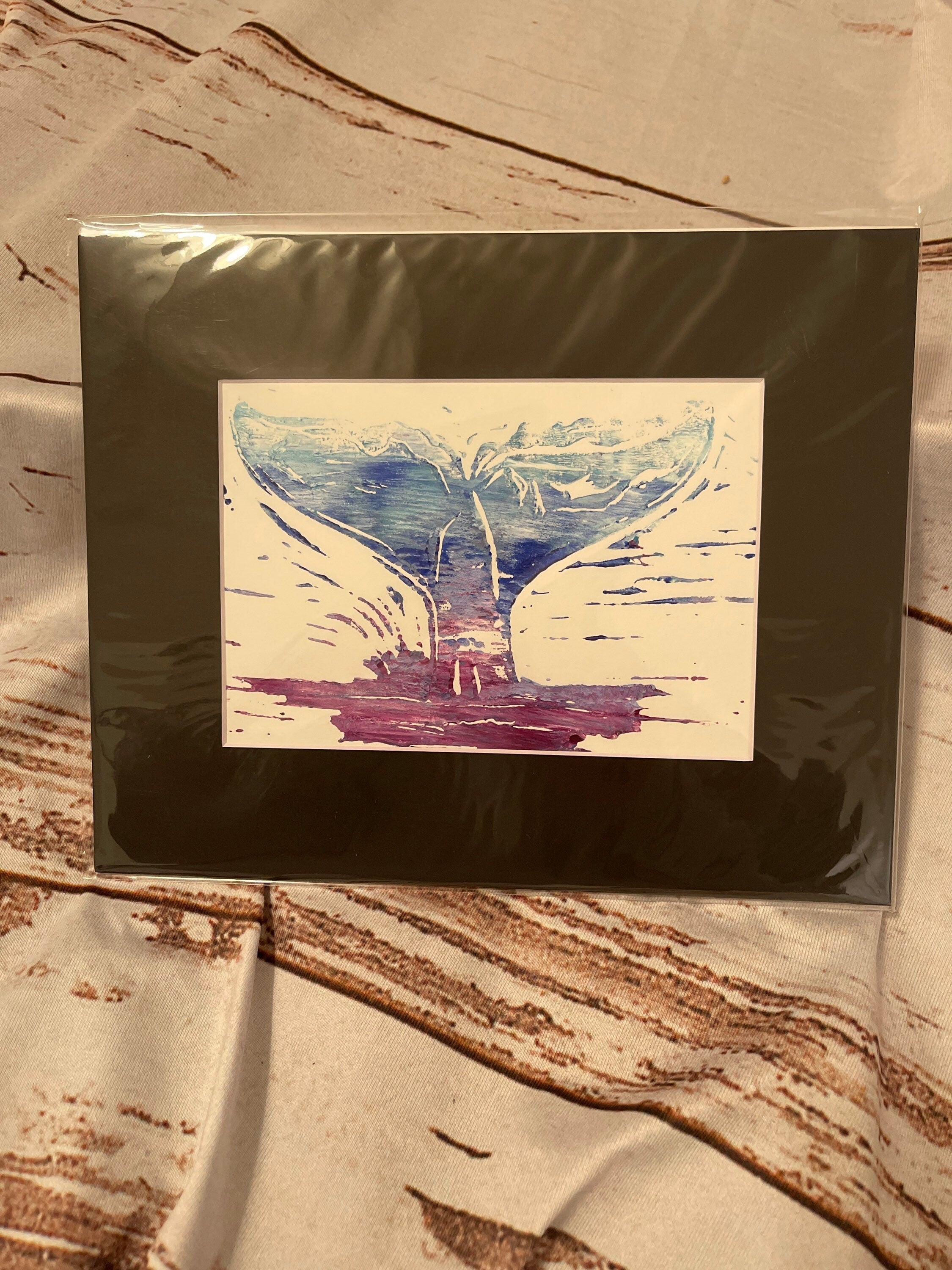 Whale tale print
