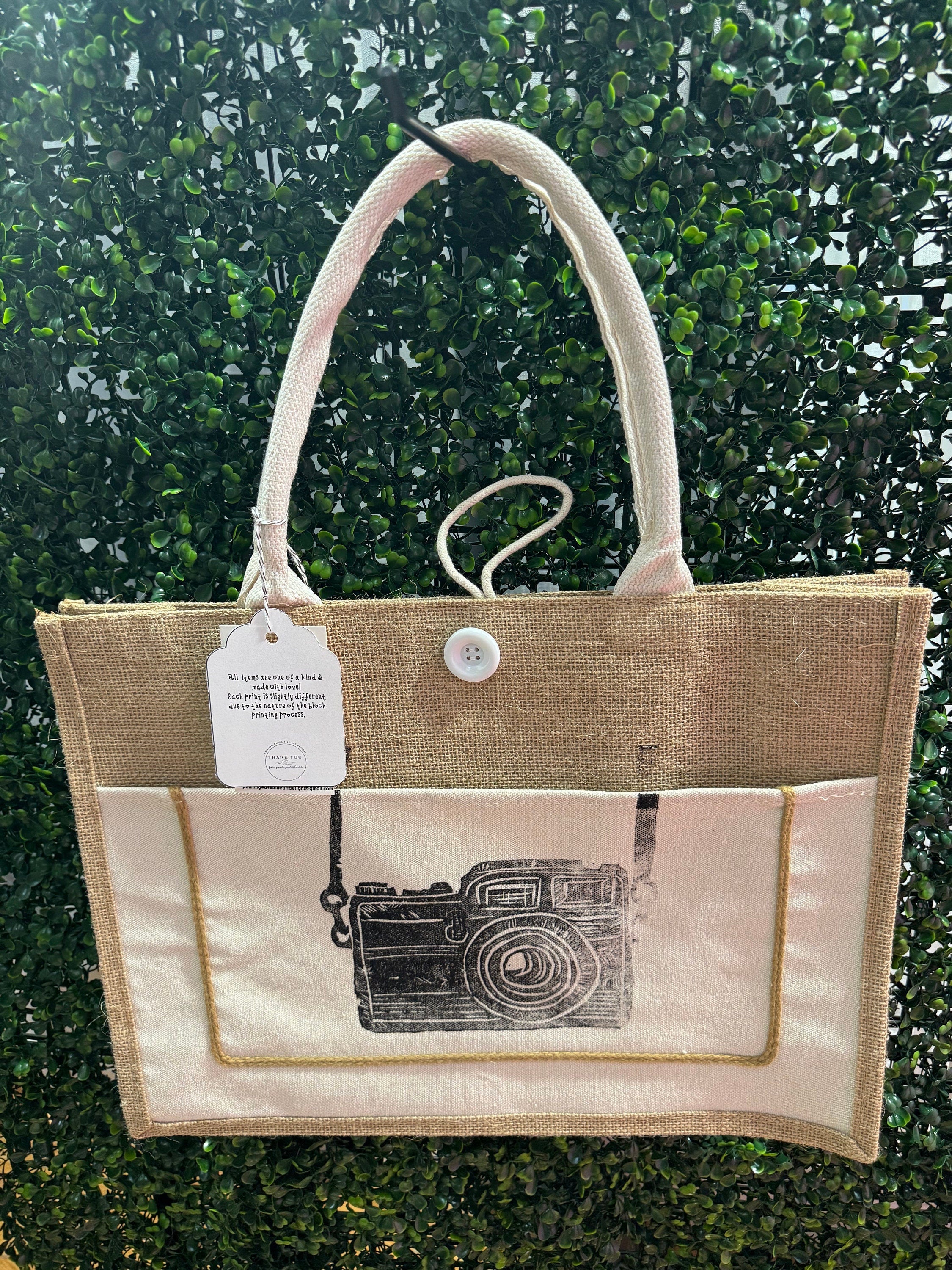 Camera  tote bag