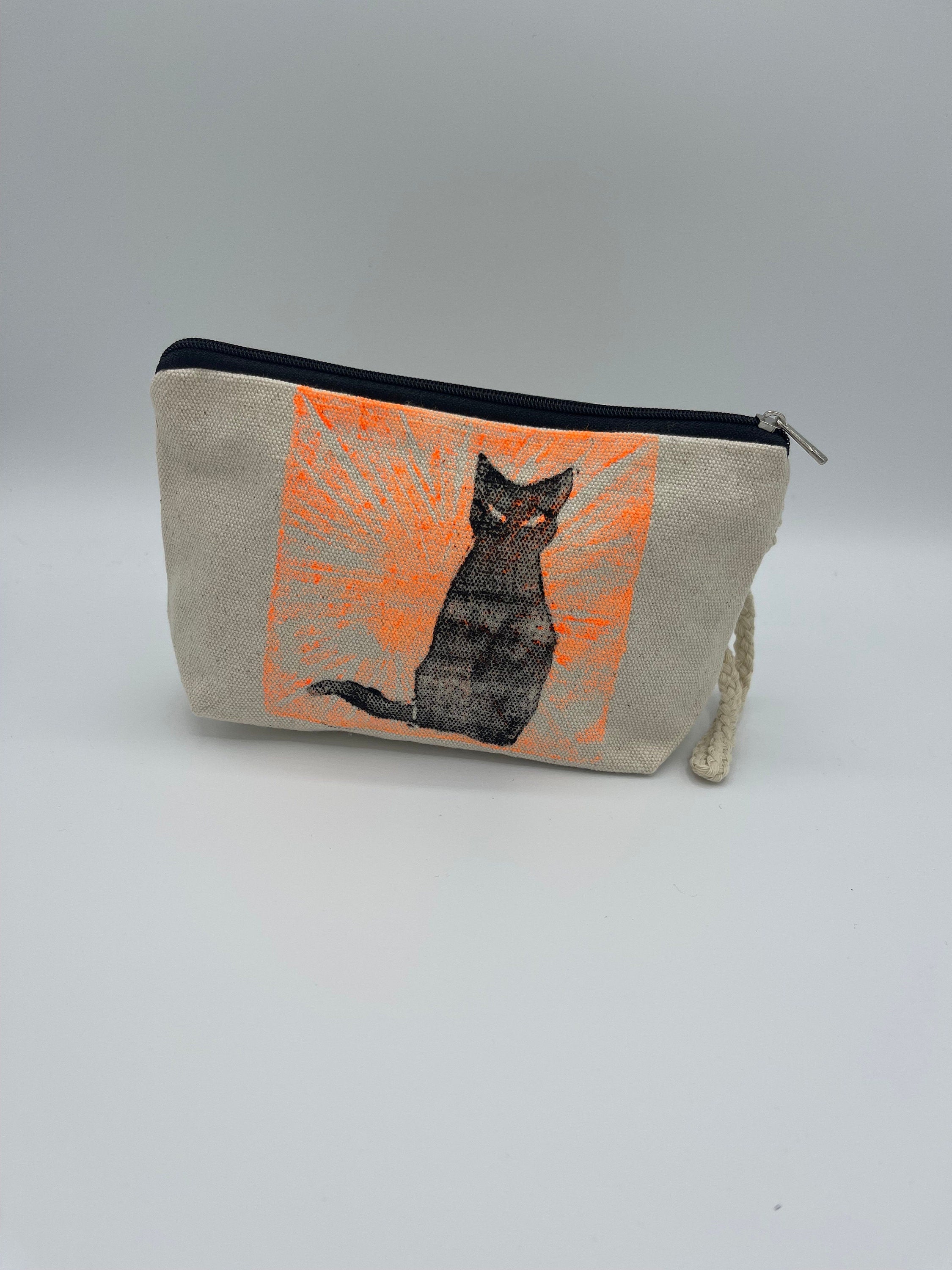 Black Cat makeup bag