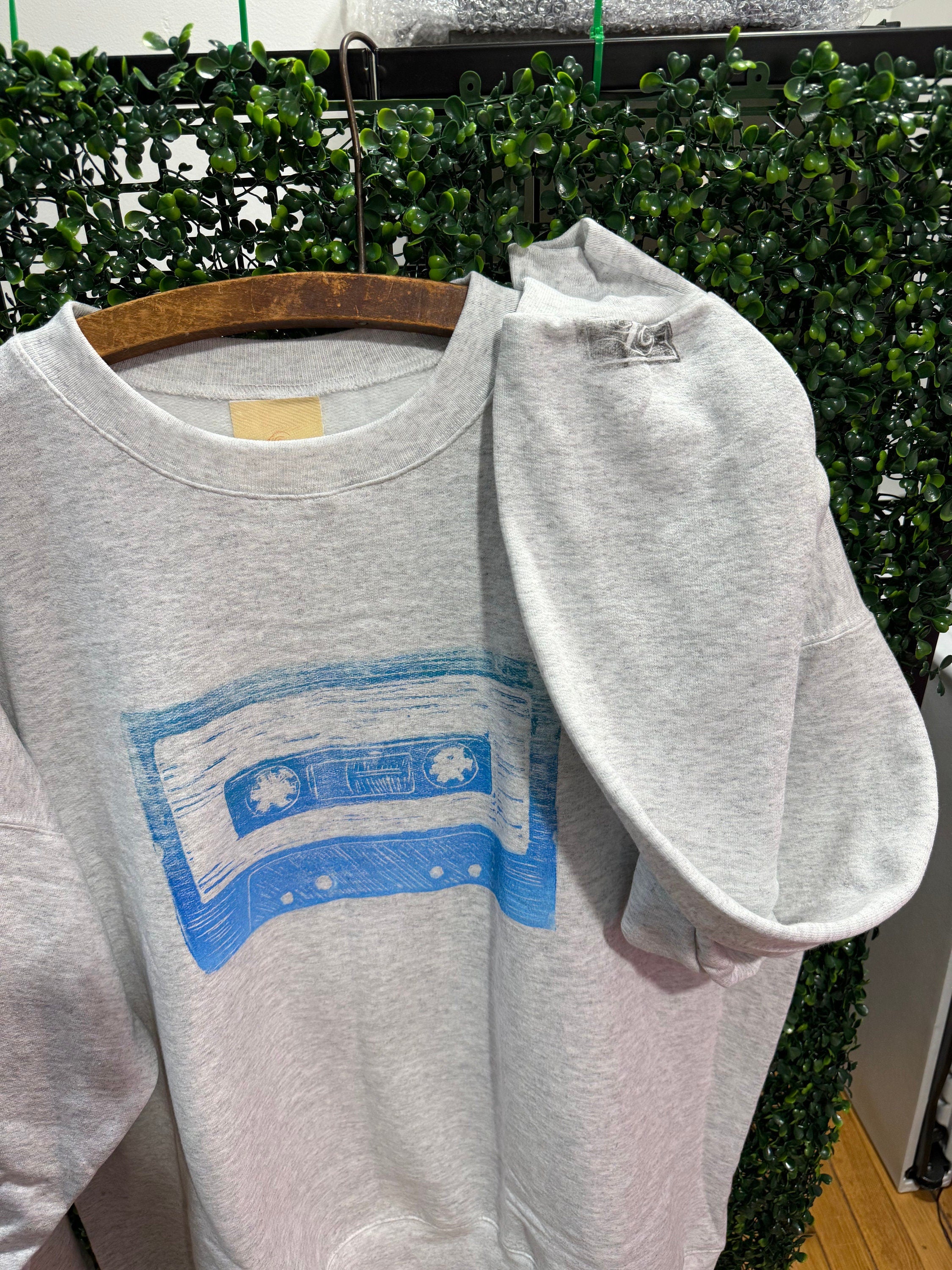 Retro Cassette Tape sweat shirt