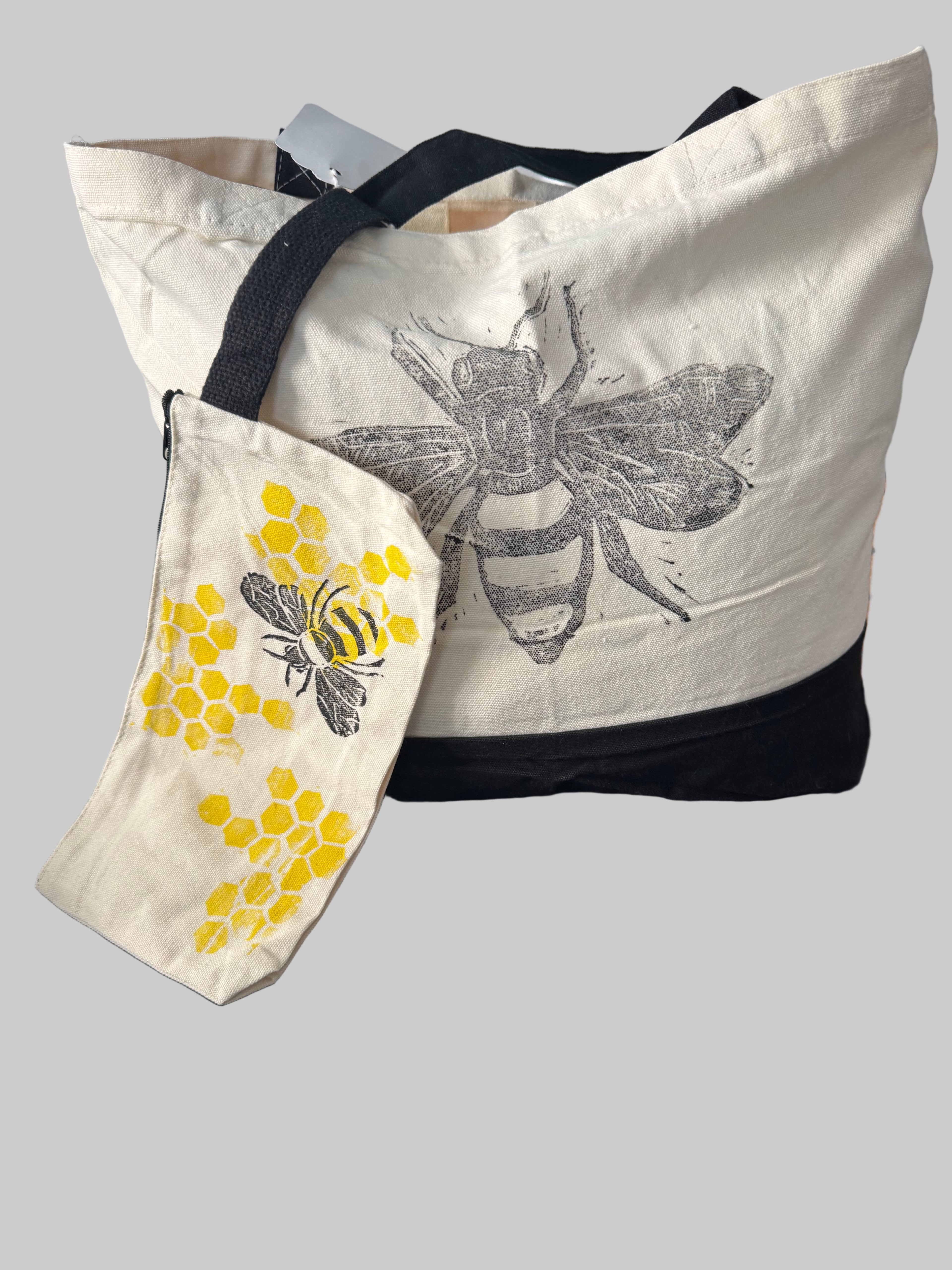 Bee Tote & Wristelt