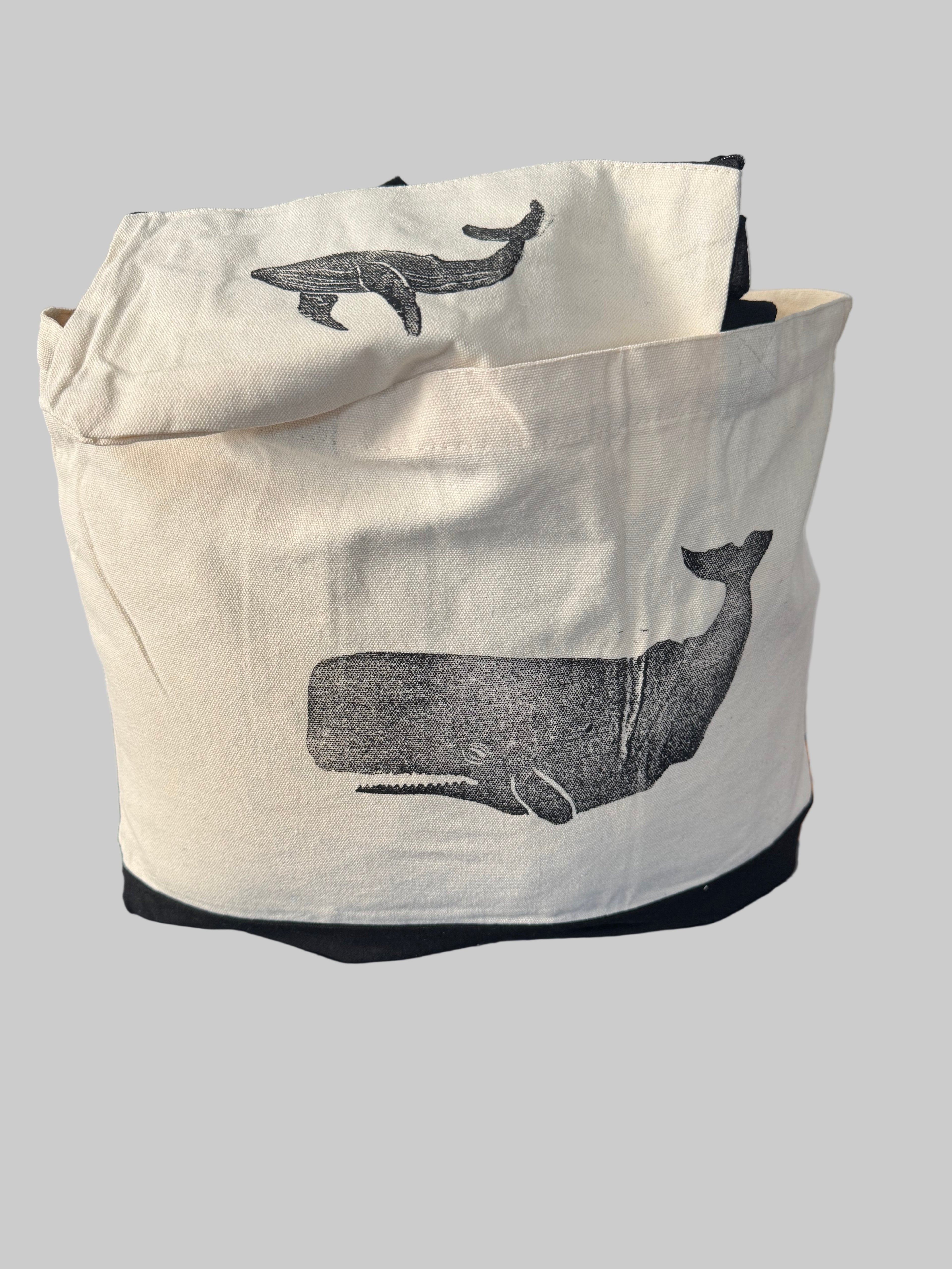 Whale tote Bag & Wristlet