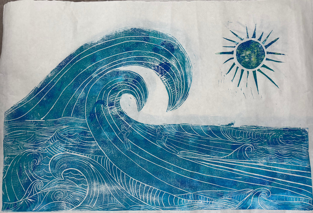 "Waves" Print