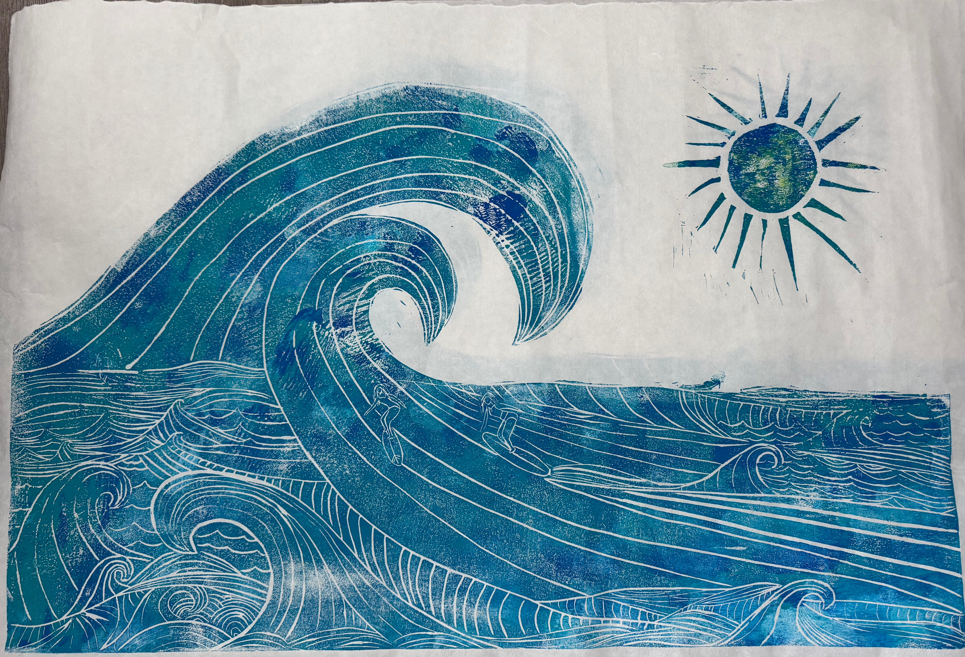 "Waves" Print