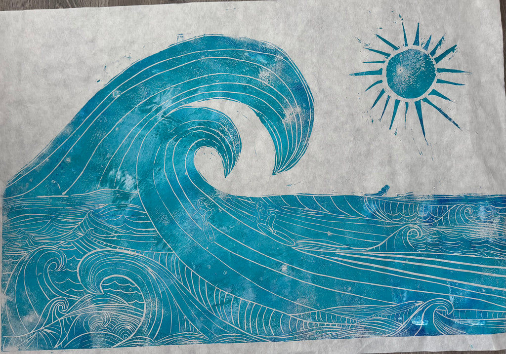 "Waves" Print