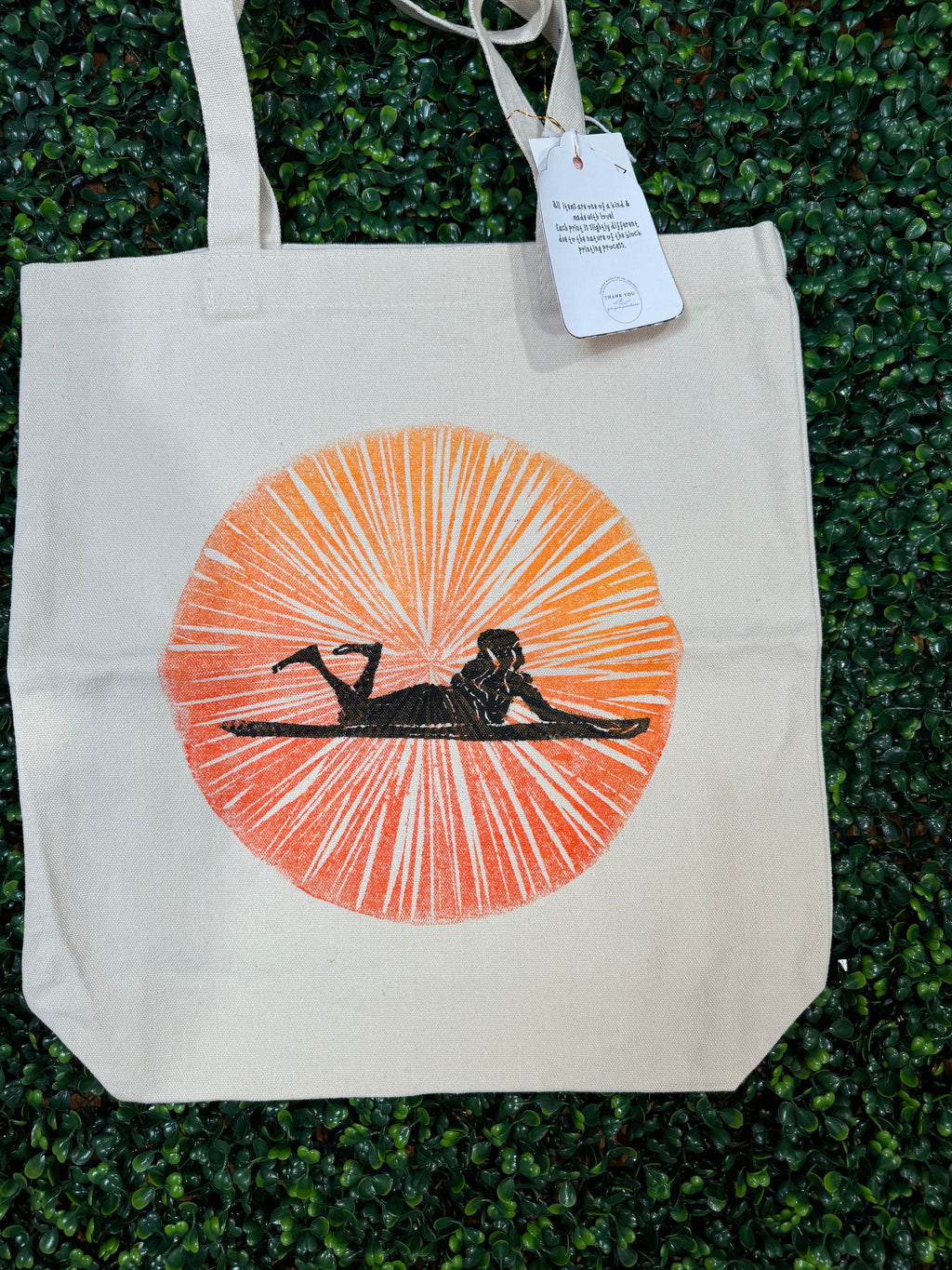 Surfer Girl Sunset #3 Tote Bag