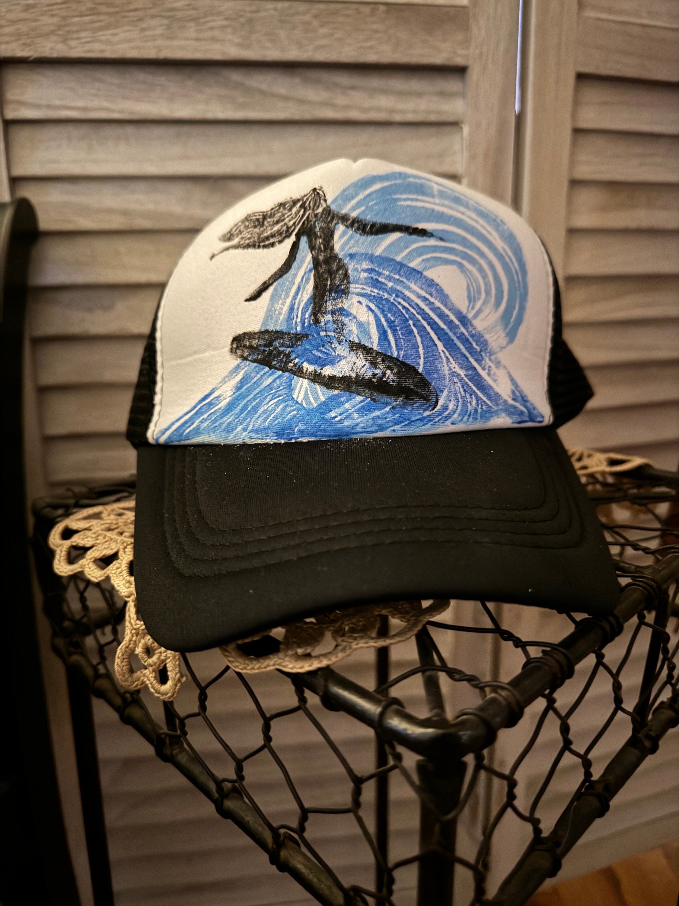 Surfer girl trucker hat