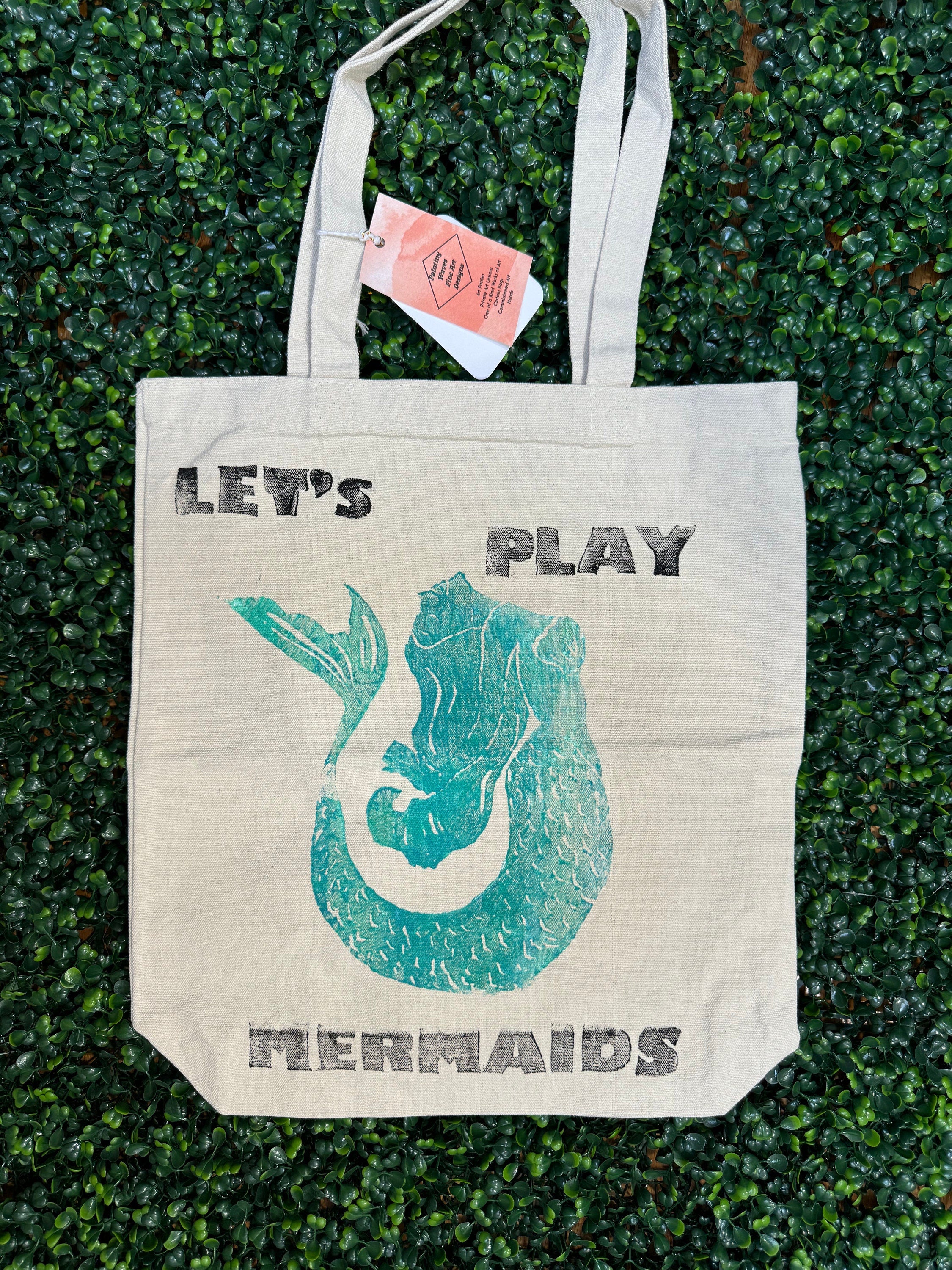 Let’s Play Mermaids Tote Bag