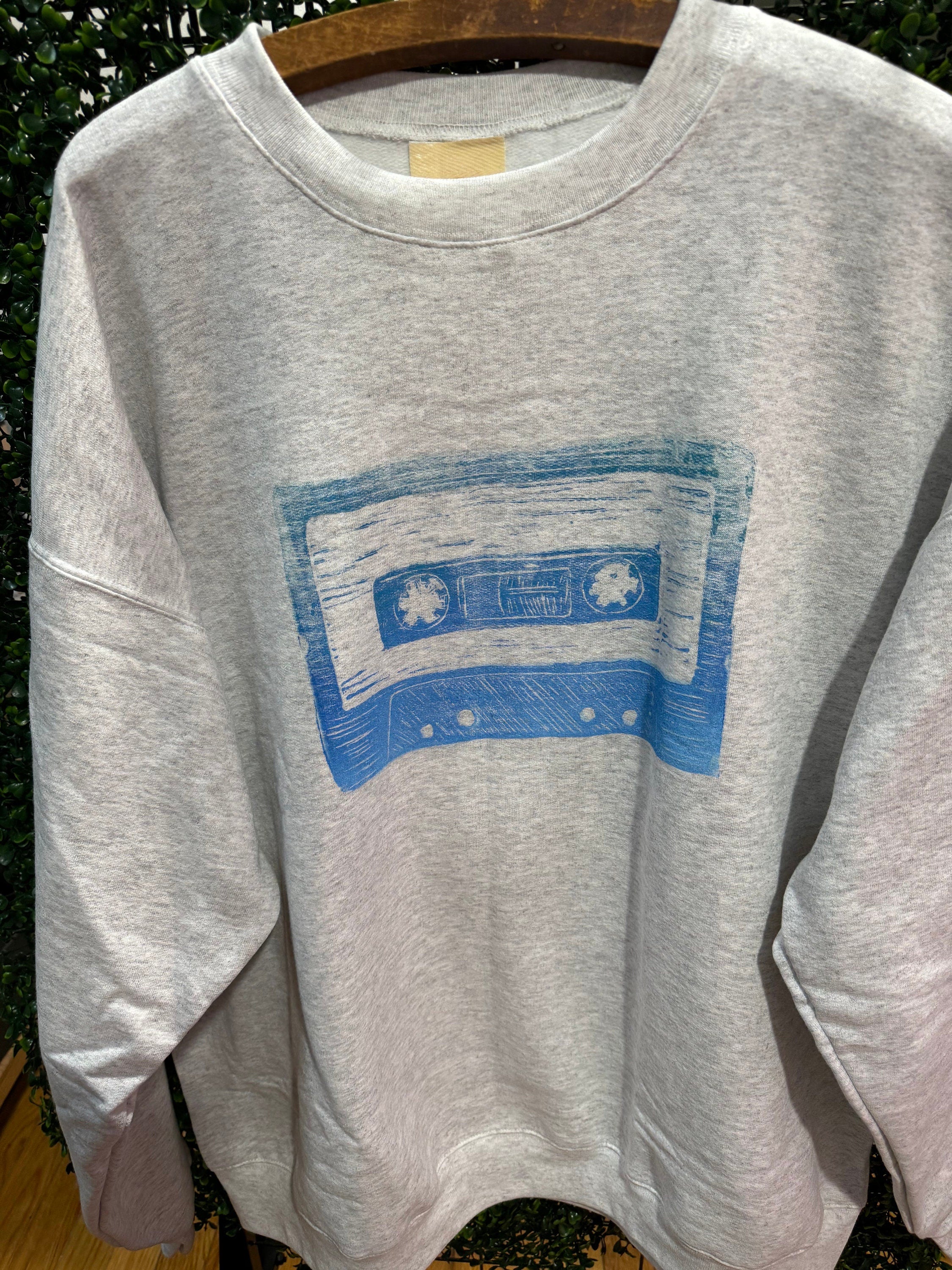 Retro Cassette Tape sweat shirt