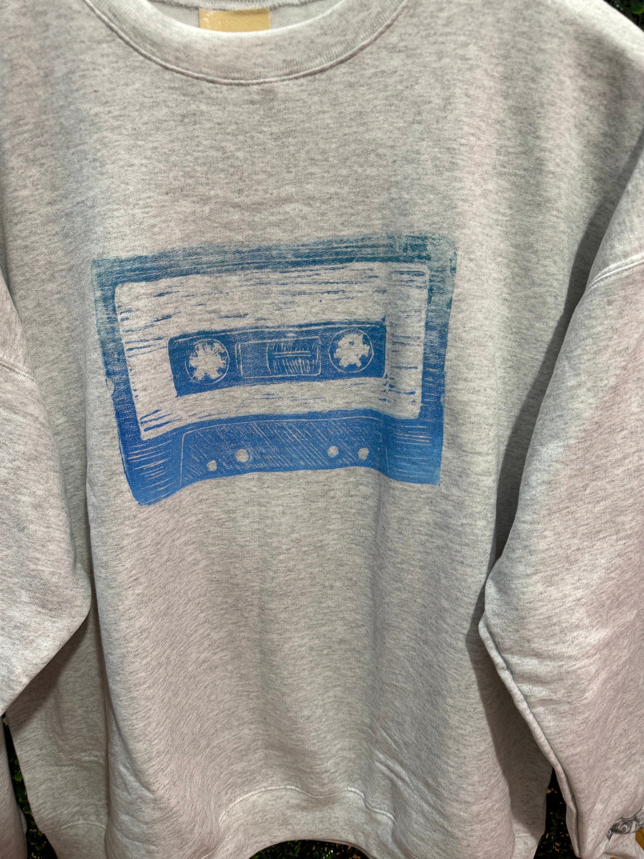 Retro Cassette Tape sweat shirt