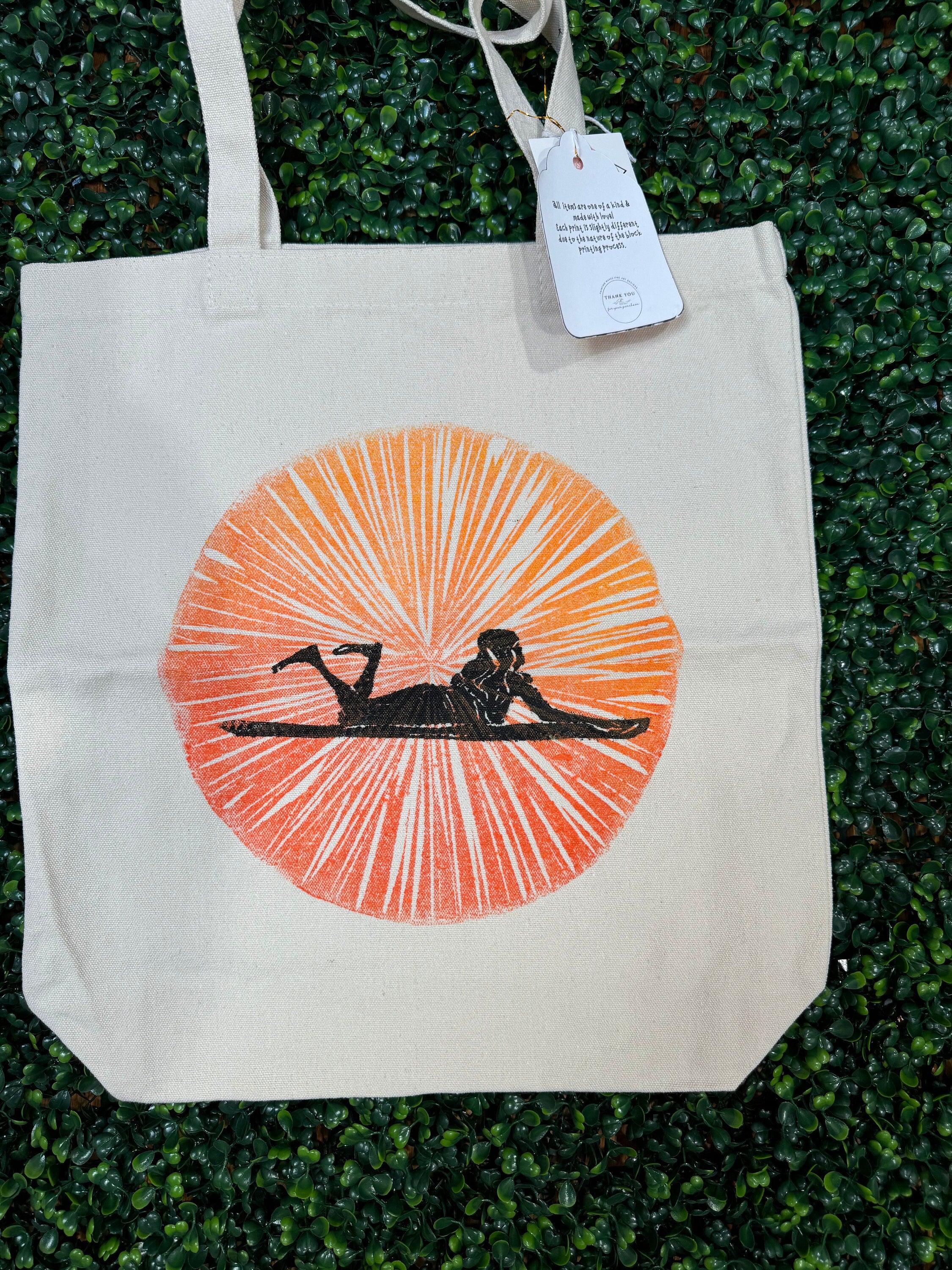 Surfer Girl Sunset #3 Tote Bag